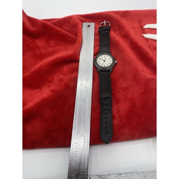 Vintage Victorinox SWISS ARMY Wristwatch “GMN February 1999” Black Nylon Strap - Picture 9 of 13